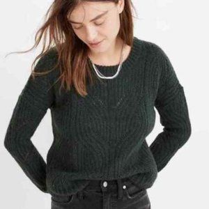Deep Emerald Green Alpaca Soft Madewell Sweater